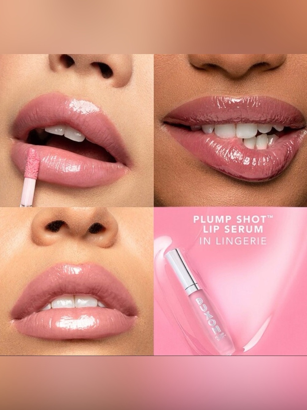 Buxom Plump Shot Lip Gloss Serum in Lingerie, NIB - Picture 2 of 16
